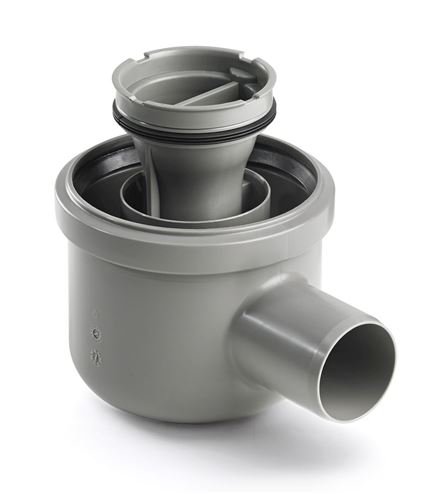 UNIDRAIN 2411 sifon DN50, pro podlahový žlab, boční odpad 2411.0050 Obrázek - Hlavní obrázek