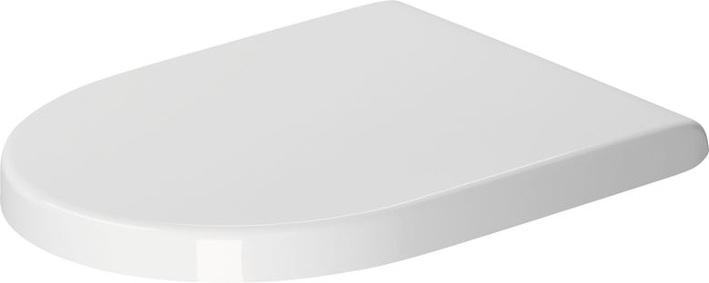 DURAVIT STARCK 3 WC sedátko, Soft-Close, lesklá bílá 0063890000 Obrázek - Hlavní obrázek