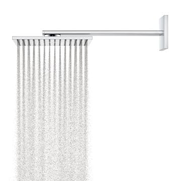 AXOR SHOWER SOLUTIONS 300/300 1JET horní sprcha 300x300 mm, s ramenem, chrom 35314000 Obrázek - fotka