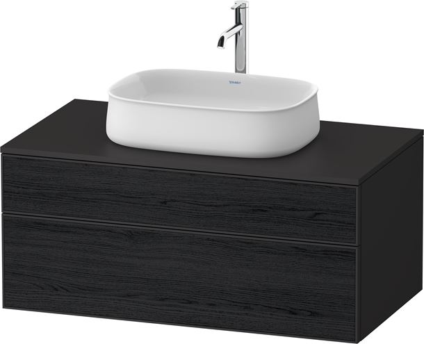 DURAVIT ZENCHA skříňka pod umyvadlo 100x55x44,2 cm, 2 zásuvky, Push-open, black line structure ZE4821063800000 Obrázek - Hlavní obrázek