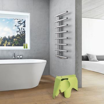 ZEHNDER CHIME designový radiátor 1380/500, teplovodní, nerezová ocel CHZ-140-050 Obrázek - fotka