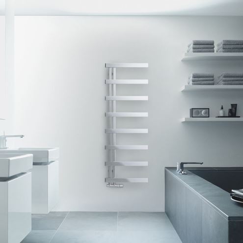 ZEHNDER ALBAN designový radiátor 1380/500, teplovodní, leštěná nerezová ocel ALZ-140-050 Obrázek - fotka