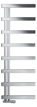 ZEHNDER ALBAN designový radiátor 1380/500, teplovodní, leštěná nerezová ocel