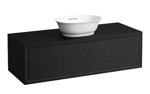 LAUFEN THE NEW CLASSIC skříňka pod umyvadlo 117,7x45,7x34,7 cm, 1 zásuvka, Push-open, černěný dub