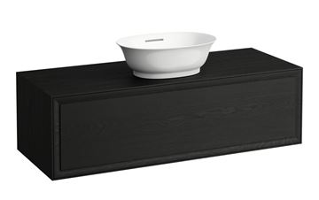 LAUFEN THE NEW CLASSIC skříňka pod umyvadlo 117,7x45,7x34,7 cm, 1 zásuvka, Push-open, černěný dub