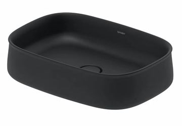 DURAVIT ZENCHA umyvadlo na desku 55 cm, bez přepadu, antracit matt
