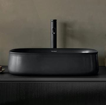 DURAVIT ZENCHA umyvadlo na desku 55 cm, bez přepadu, antracit matt 2373551379 Obrázek - fotka