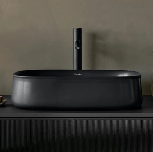 DURAVIT ZENCHA umyvadlo na desku 55 cm, bez přepadu, antracit matt 2373551379 Obrázek - fotka