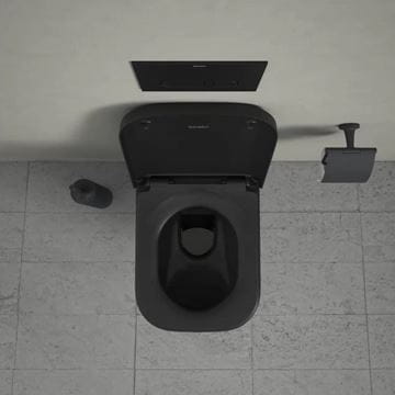 DURAVIT HAPPY D.2 WC sedátko, Soft-Close, anthracite matt 0064591300 Obrázek - fotka