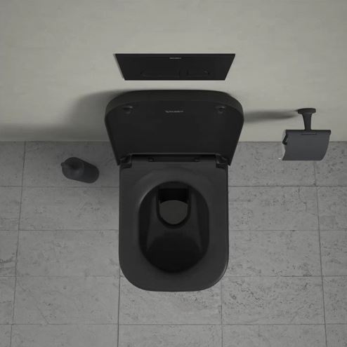 DURAVIT HAPPY D.2 WC sedátko, Soft-Close, anthracite matt 0064591300 Obrázek - fotka