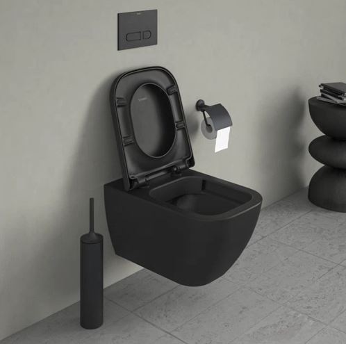 DURAVIT HAPPY D.2 WC sedátko, Soft-Close, anthracite matt 0064591300 Obrázek - fotka