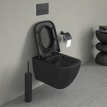 DURAVIT HAPPY D.2 WC sedátko, Soft-Close, anthracite matt 0064591300 Obrázek - fotka