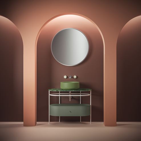 ARTCERAM LOOK zrcadlo 85 cm, s osvětlením ACS016 17 Obrázek - fotka
