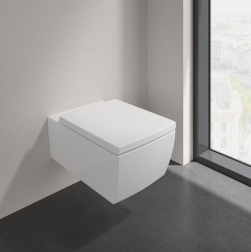 VILLEROY & BOCH MEMENTO 2.0 závěsné WC, DirectFlush splachování, CeramicPlus, alpská bílá 4633R0R1 Obrázek - fotka