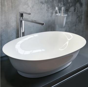 LAUFEN THE NEW CLASSIC umyvadlová mísa 52 cm, bez přepadu, broušená H8128520001121 Obrázek - fotka