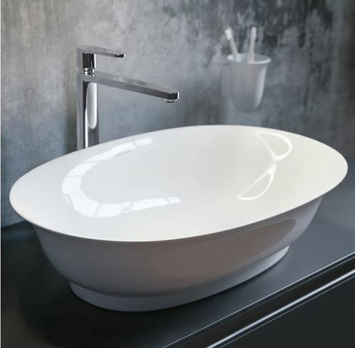 LAUFEN THE NEW CLASSIC umyvadlová mísa 52 cm, bez přepadu, broušená H8128520001121 Obrázek - fotka