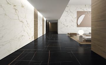 ARIOSTEA ULTRA MARMI dlažba 150x300cm, lesk, sahara noir UM6L300585 Obrázek - fotka