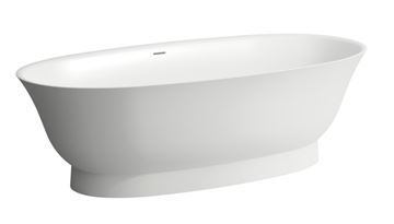 LAUFEN THE NEW CLASSIC volně stojící vana 190x90 cm, s odtokovou soupravou, sentec
