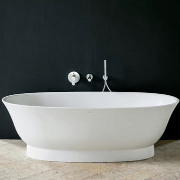 LAUFEN THE NEW CLASSIC volně stojící vana 190x90 cm, s odtokovou soupravou, sentec H2208520000001 Obrázek - fotka