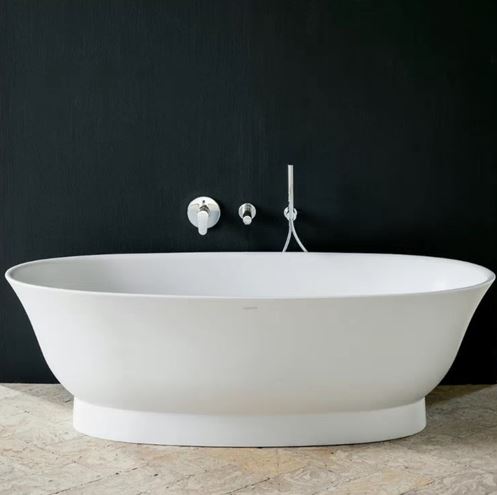 LAUFEN THE NEW CLASSIC volně stojící vana 190x90 cm, s odtokovou soupravou, sentec H2208520000001 Obrázek - fotka