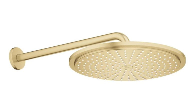 GROHE RAINSHOWER COSMOPOLITAN 310 horní sprcha pr. 310 mm, s ramenem, Water Saving, kartáčovaný cool sunrise 26066GN0 Obrázek - fotka