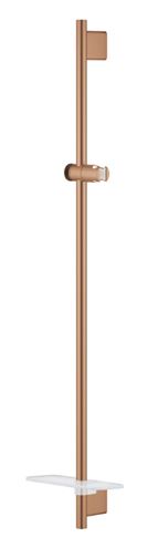 GROHE RAINSHOWER SMARTACTIVE sprchová tyč 930 mm s držákem ruční sprchy, polička, kartáčovaný warm sunset 26603DL0 Obrázek - fotka
