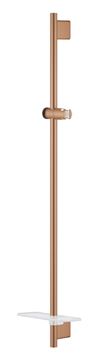 GROHE RAINSHOWER SMARTACTIVE sprchová tyč 930 mm s držákem ruční sprchy, polička, kartáčovaný warm sunset 26603DL0 Obrázek - fotka