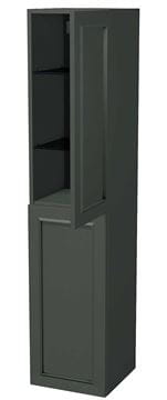 INTEDOOR CHICAGO vysoká skříňka 34,7x35x158 cm, 2 dvířka, panty vlevo, zelená PTCHICSV352DL408 Obrázek - fotka