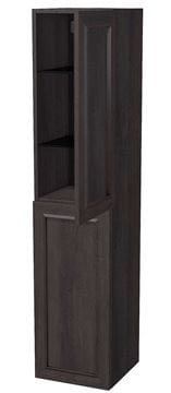 INTEDOOR CHICAGO vysoká skříňka 34,7x35x158 cm, 2 dvířka, panty vpavo, tmavě hnědá PTCHICSV352DP212 Obrázek - fotka