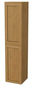 INTEDOOR CHICAGO vysoká skříňka 34,7x35x158 cm, 2 dvířka, panty vpravo, světle hnědá