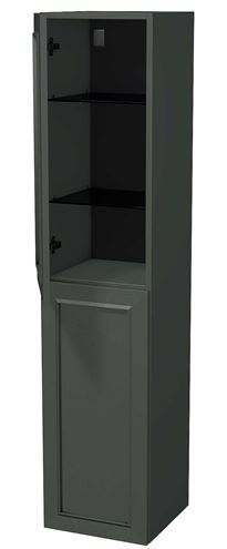 INTEDOOR CHICAGO vysoká skříňka 34,7x35x158 cm, 2 dvířka, panty vpavo, zelená PTCHICSV352DP408 Obrázek - fotka