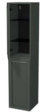 INTEDOOR CHICAGO vysoká skříňka 34,7x35x158 cm, 2 dvířka, panty vpavo, zelená PTCHICSV352DP408 Obrázek - fotka