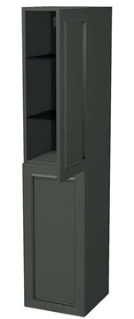 INTEDOOR CHICAGO vysoká skříňka 34,7x35x158 cm, 2 dvířka, panty vpavo, zelená PTCHICSV352DP408 Obrázek - fotka