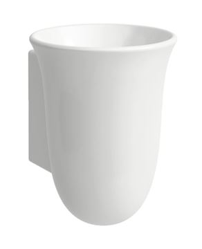 LAUFEN nástěnný pohárek, keramika, bílá