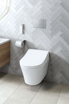 CONCEPT 100 WASHLET závěsné WC s bidetovým sedátkem, Rimless, kulaté 553EY-CON-WC-G34170 Obrázek - fotka