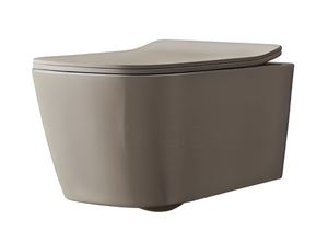 ARTCERAM A16 závěsné WC, Rimless splachování, brown matera