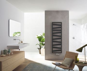 ZEHNDER KAZEANE designový radiátor 1823/500, připojení spodní, black matt RK-180-050-0557 Obrázek - fotka