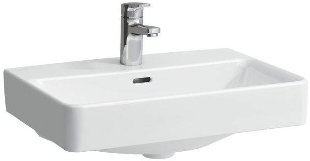 LAUFEN PRO S umyvadlo 55 cm, s otvorem pro baterii a přepadem H8129520001041 Obrázek - Hlavní obrázek