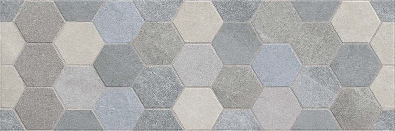 SAVOIA ALASKA dekor 25x75 cm, mat, esagone grey SALR07 Obrázek - Hlavní obrázek