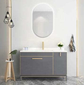 EASY PLUS LED zrcadlo 60x120 cm, s osvětlením, s regulací stmívání a teploty světla, se senzorem EA-OV01-60120 Obrázek - fotka