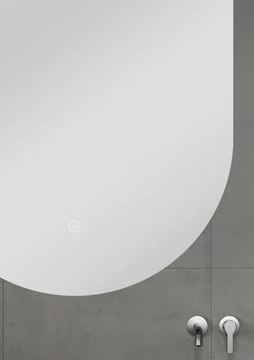 EASY PLUS LED zrcadlo 60x100 cm, s osvětlením, s regulací stmívání a teploty světla, se senzorem EA-OV01-60100 Obrázek - fotka