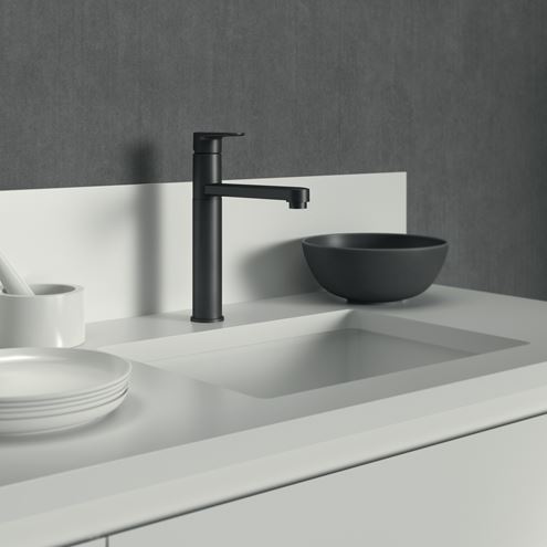 IDEAL STANDARD CERAFINE O dřezová baterie, hedvábná černá BC501XG Obrázek - fotka