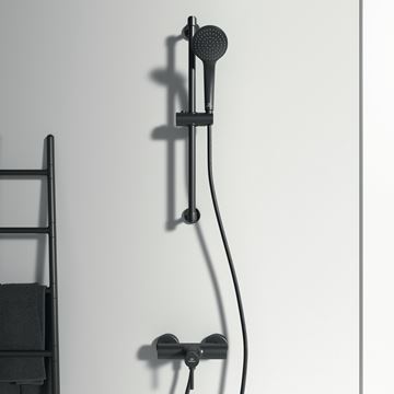 IDEAL STANDARD CERALINE sprchová nástěnná baterie, hedvábná černá BC200XG Obrázek - fotka