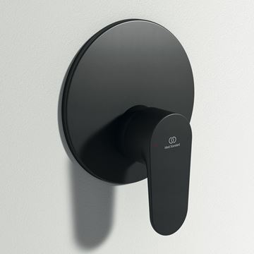 IDEAL STANDARD CERAFINE O sprchová podomíková baterie, s tělesem, hedvábná černá A7192XG Obrázek - fotka
