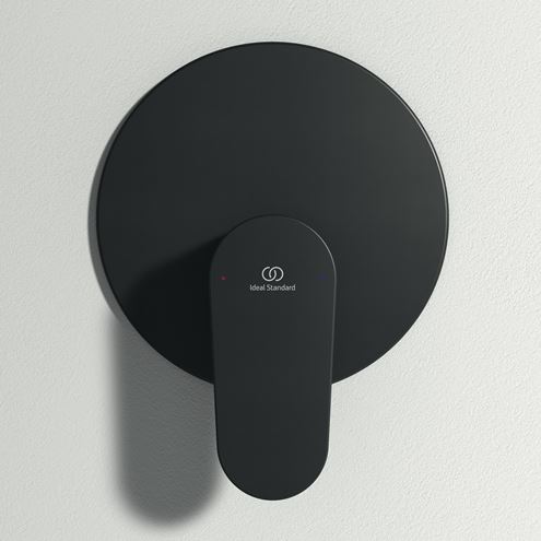 IDEAL STANDARD CERAFINE O sprchová podomíková baterie, s tělesem, hedvábná černá A7192XG Obrázek - fotka