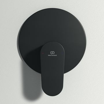 IDEAL STANDARD CERAFINE O sprchová podomíková baterie, s tělesem, hedvábná černá A7192XG Obrázek - fotka