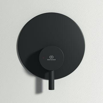 IDEAL STANDARD CERAFINE O sprchová podomíková baterie, s tělesem, hedvábná černá A6940XG Obrázek - fotka
