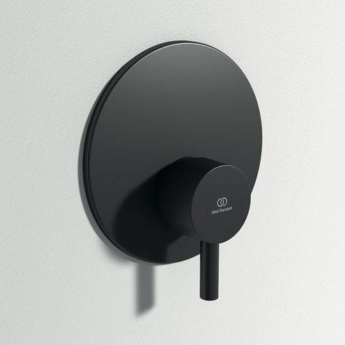 IDEAL STANDARD CERAFINE O sprchová podomíková baterie, s tělesem, hedvábná černá A6940XG Obrázek - fotka