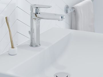 IDEAL STANDARD CERAFINE O umyvadlová stojánková baterie, s odtokovou soupravou, chrom BC699AA Obrázek - fotka