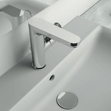 IDEAL STANDARD CERAFINE O umyvadlová stojánková baterie, s odtokovou soupravou, chrom BC703AA Obrázek - fotka